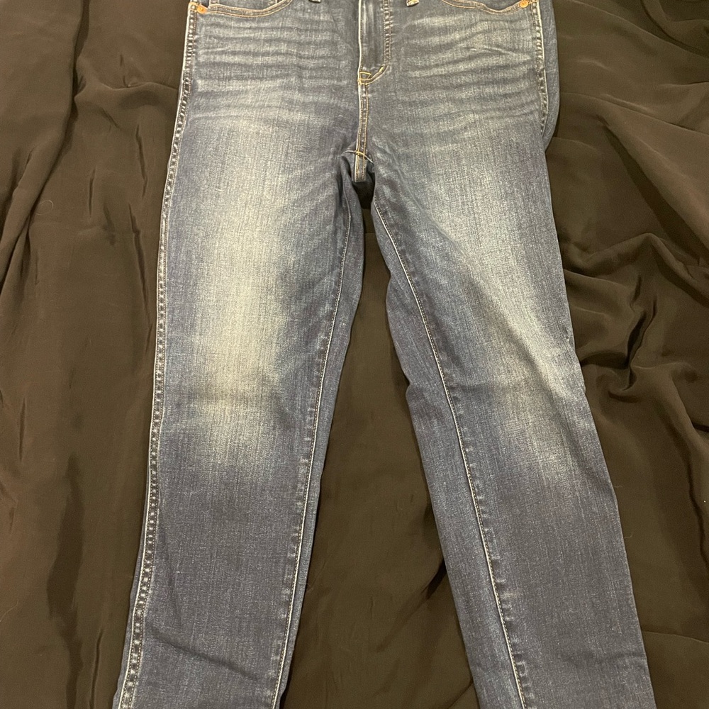 Madewell Blue 10” Skinny Jeans